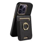 Ring Multifunctional Vertical Flip Wallet Back Cover Leather Phone Case, For iPhone 15 Pro Max, For iPhone 15 Pro, For iPhone 15 Plus, For iPhone 15 – Bild 3