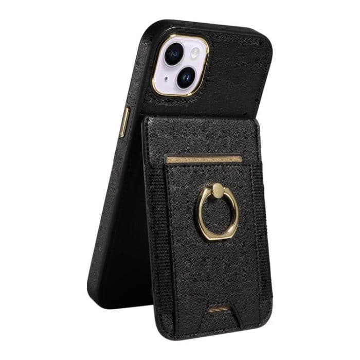 Ring Multifunctional Vertical Flip Wallet Back Cover Leather Phone Case, For iPhone 14 Plus, For iPhone 14, For iPhone 14 Pro, For iPhone 14 Pro Max – Bild 3