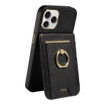 Ring Multifunctional Vertical Flip Wallet Back Cover Leather Phone Case, For iPhone 13 Pro Max, For iPhone 13 Pro, For iPhone 13, For iPhone 12 / 12 Pro – Bild 3