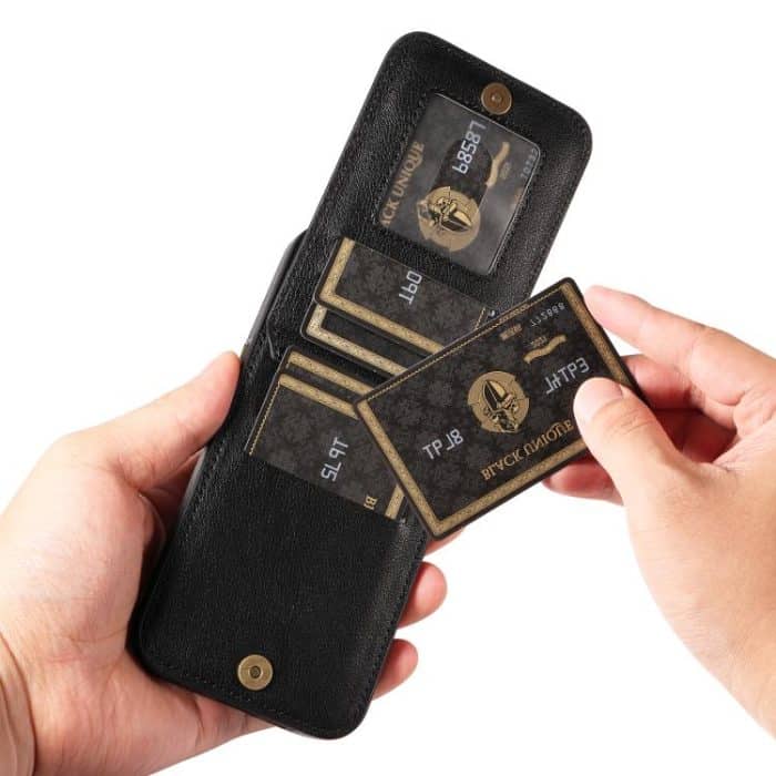 Ring Multifunctional Vertical Flip Wallet Back Cover Leather Phone Case, For iPhone 13 Pro Max, For iPhone 13 Pro, For iPhone 13, For iPhone 12 / 12 Pro – Bild 5