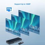 RCA 4 In 3 Out AV Audio Video Signal Composite Switcher AV Switch Splitter Box, US Plug, EU Plug – Bild 8