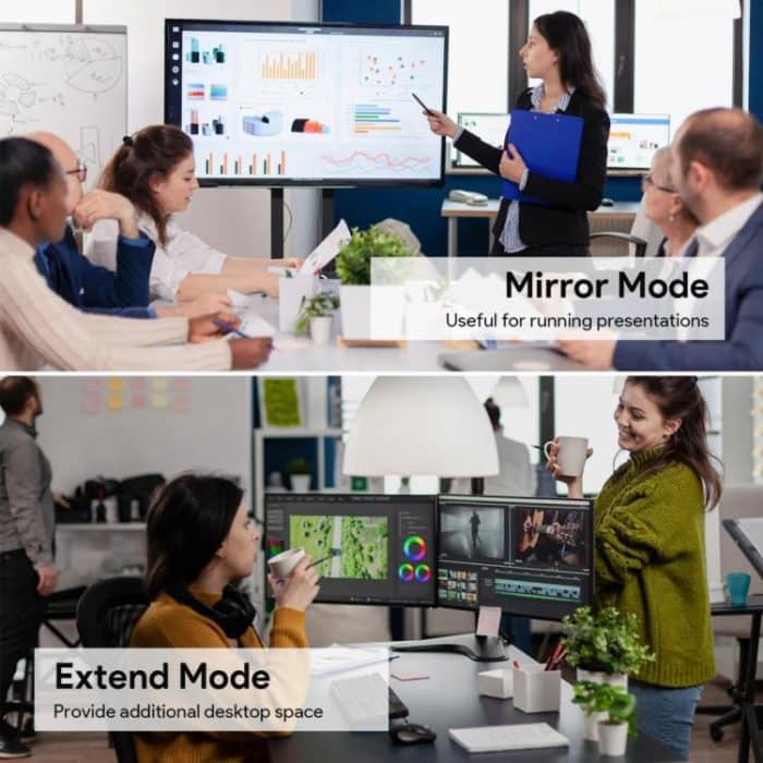 WAVLINK UG69PD12 DisplayLink Docking Station Quad  Monitors For Laptops M1 / M2 / Mac & Windows, US Plug, UK Plug, EU Plug, AU Plug – Bild 3