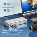 WAVLINK UG69PD12 DisplayLink Docking Station Quad  Monitors For Laptops M1 / M2 / Mac & Windows, US Plug, UK Plug, EU Plug, AU Plug – Bild 9