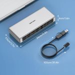 WAVLINK UG69PD12 DisplayLink Docking Station Quad  Monitors For Laptops M1 / M2 / Mac & Windows, US Plug, UK Plug, EU Plug, AU Plug – Bild 10