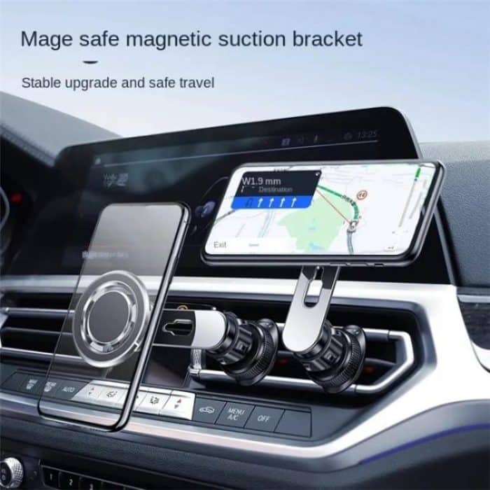JMARY MH-78 Starke magnetische Absorption Handyhalter Halterung Auto Air Vent Telefonhalterung – Bild 6