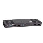 K10-2 For 2 Computers/Monitors USB 3.0 Dual DP Output 8K 60Hz 2x2 Version 2.1 KVM Switcher, US Plug, EU Plug – Bild 2