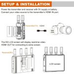 VRRIIS 083P Wth Screen Support 1TX to 5RX 400m Wireless HDMI Transmitter Receiver, US Plug, UK Plug, EU Plug, AU Plug – Bild 8