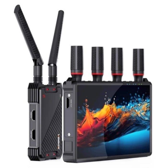 VRRIIS 083H 400M Range 7 Inch LCD Screen HDMI Extender Wireless HDMI Transmitter Receiver, US Plug, EU Plug, UK Plug, AU Plug – Bild 1