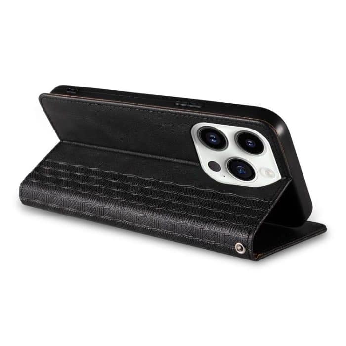 Braided Embossed Strong Magnetic Leather Phone Case, For iPhone 16 Pro Max, For iPhone 16 Pro, For iPhone 16 Plus, For iPhone 16 – Bild 7