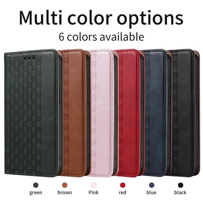 Braided Embossed Strong Magnetic Leather Phone Case, For iPhone 16 Pro Max, For iPhone 16 Pro, For iPhone 16 Plus, For iPhone 16 – Bild 3