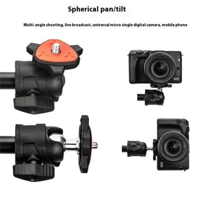 YUNTENG VCT-838 Telefonkamera Livestream Overhead Shooting Einbeinstativ mit Fernbedienung – Bild 4