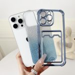 Four-cornered Glitter Electroplated Card Bag TPU Phone Case, For iPhone 17 Pro Max, For iPhone 17 Pro, For iPhone 17 – Bild 3