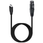 JUNSUNMAY Microphone Phone Audio Adapter Cable, Length: 1m, Type-C Male to XLR Female, Type-C Male to XLR Male – Bild 2
