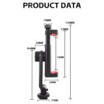 KY18 Live-Streaming Fotografie DSLR Kamera Rotierenden Handy Klemme Kalten Schuh Montieren – Bild 10