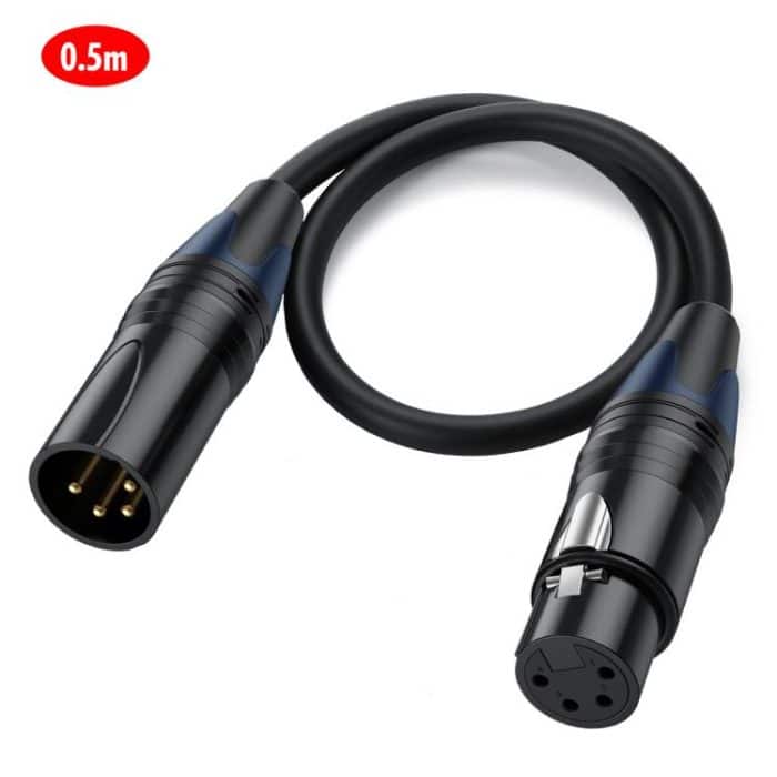 SYA002889201.jpg JUNSUNMAY 4 Pin XLR Male to Female Headphone Audio Adapter Cable, 0.5m, 1.8m, 3m, 5m, 10m – Bild 1