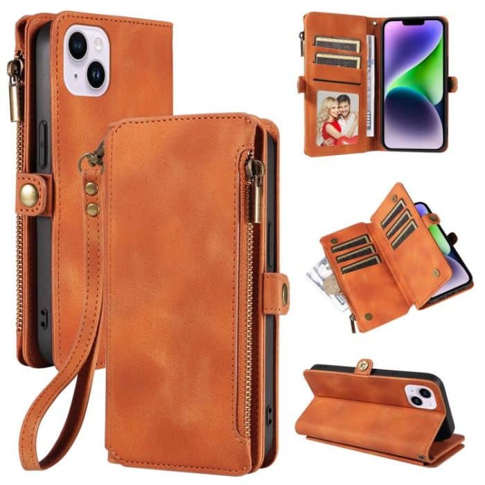 Fantasy Multifunctional Zipper Wallet Leather Phone Case, For iPhone 14 Plus, For iPhone 14, For iPhone 14 Pro, For iPhone 14 Pro Max – Bild 1