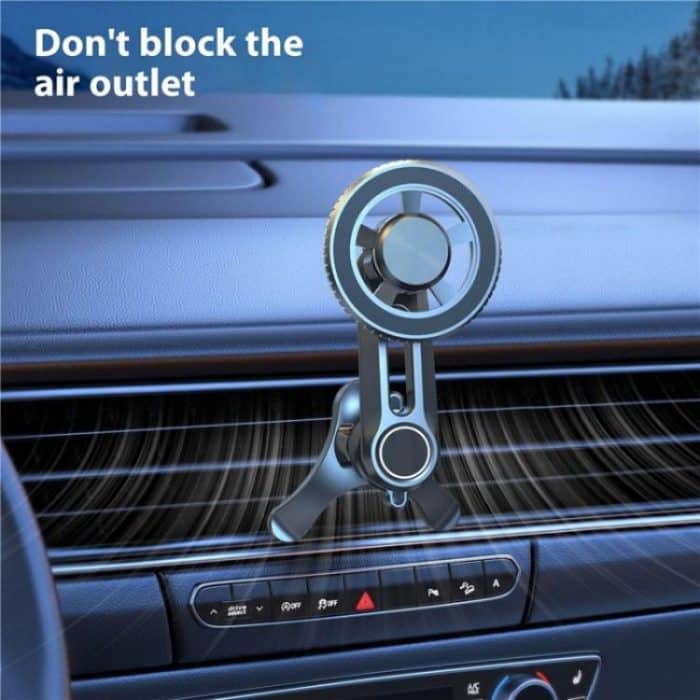V005 360 Degree Rotatable Air Vent Holder Bracket Compatible With MagSafe Car Phone Mount, V005 (Gear Type), V005 (Single Hole) – Bild 3