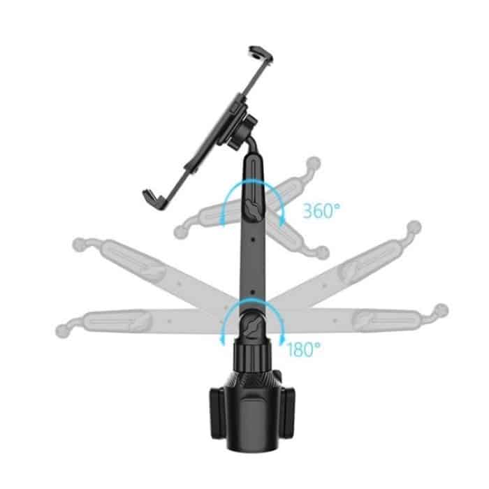 CUP-B18 Universal-Getränkehalterhalterung fürs Auto mit langem Arm – Bild 3