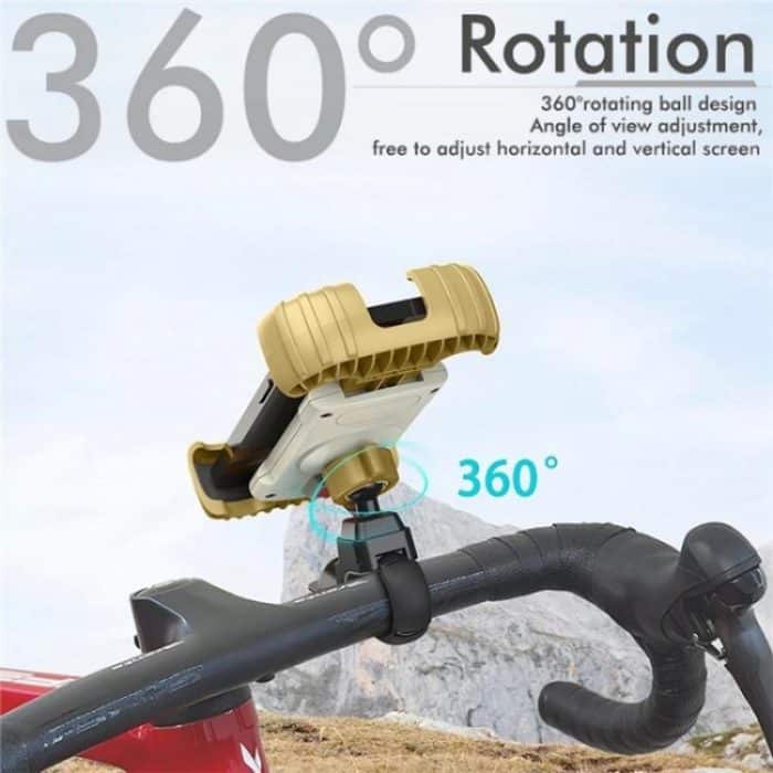 Z012 360 Degree Rotation Universal Cellphone Holder Motorcycle Bicycle Handlebar Phone Mount – Bild 8