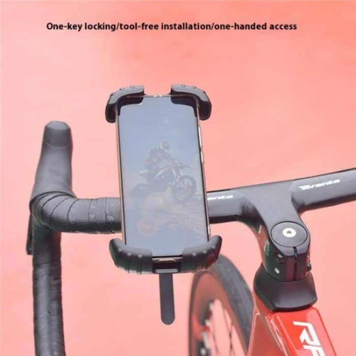 Z012 360 Degree Rotation Motorcycle Bicycle Handlebar Rearview Mirror Phone Mount – Bild 2