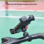 Z012 360 Degree Rotation Motorcycle Bicycle Handlebar Rearview Mirror Phone Mount – Bild 3