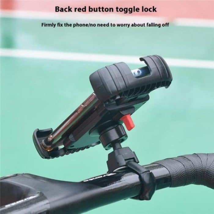 Z012 360 Degree Rotation Motorcycle Bicycle Handlebar Rearview Mirror Phone Mount – Bild 5