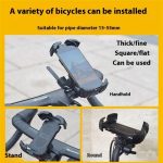 Z012 360 Degree Rotation Motorcycle Bicycle Handlebar Rearview Mirror Phone Mount – Bild 9