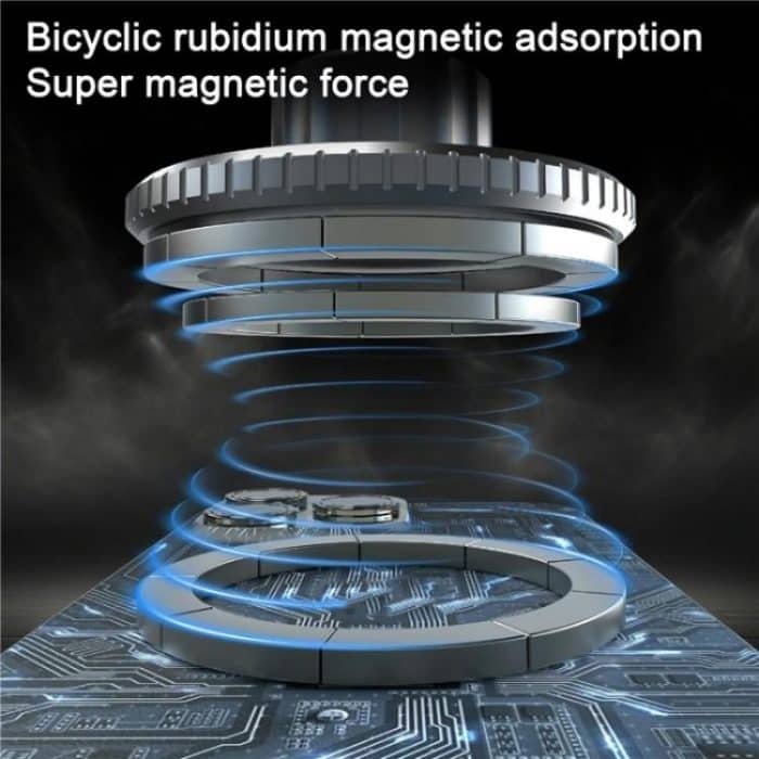 X037 360 Grad verstellbarer Telefonhalter mit Magnetfuß für Fitnessgeräte – Bild 6