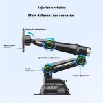 XWJ-JX04 Dashboard Windshield Magnetic Car Mount Suction Cup Base Long Arm Holder, XWJ-JX04 (Gear Type), XWJ-JX04 (Single Hole) – Bild 11