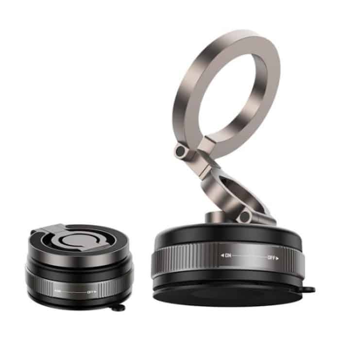 SYA0029045.jpg D1X Freihändiger Saugnapf-Telefonhalter Faltbare magnetische Vakuum-Autotelefonhalterung – Bild 1