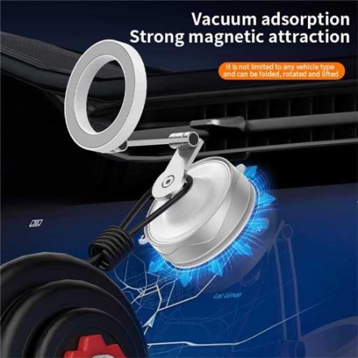 X30 Car Foldable Cell Phone Stand Suction Cup Mount Vacuum Magnetic Car Phone Holder, X30 – Bild 3