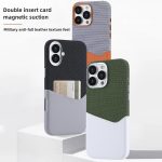 Kalebol Cloth Textue Stitching Card Slot Magnetic Phone Case, For iPhone 15 Pro Max, For iPhone 15 Pro, For iPhone 15 Plus, For iPhone 15 – Bild 3