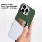Kalebol Cloth Textue Stitching Card Slot Magnetic Phone Case, For iPhone 14, For iPhone 14 Pro, For iPhone 14 Pro Max, For iPhone 13 Pro Max – Bild 4
