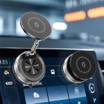 SD09 Armaturenbrett-Windschutzscheiben-Vakuum-Saugnapf-Telefonhalter Magnetische Autohalterung Faltbarer Ständer – Bild 4