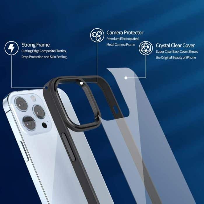 Kalebol Gold Shield PC Hybrid TPU Phone Case, For iPhone 13, For iPhone 12 – Bild 3