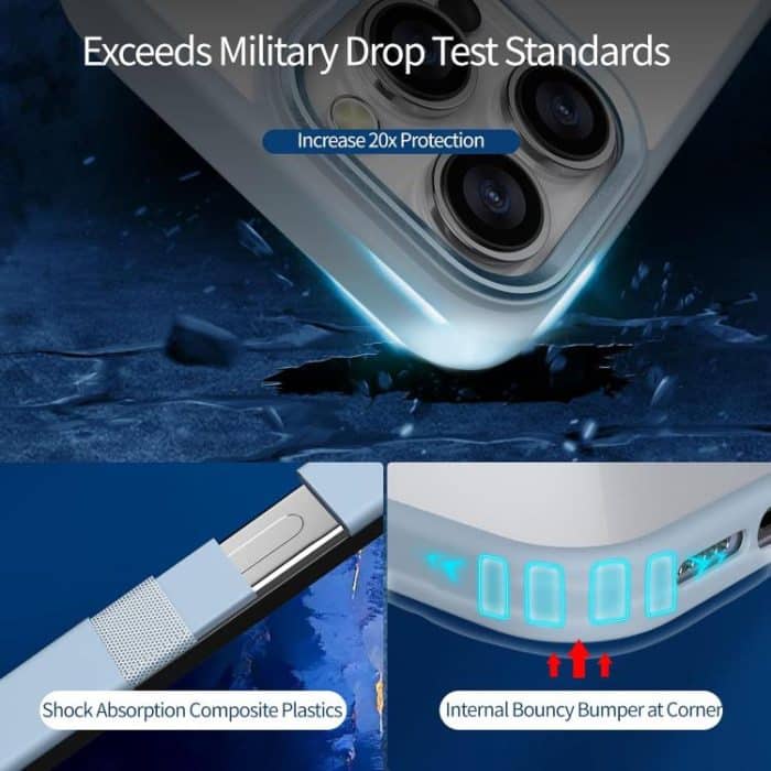 Kalebol Gold Shield PC Hybrid TPU Phone Case, For iPhone 12 Pro Max, For iPhone 12 Pro – Bild 4