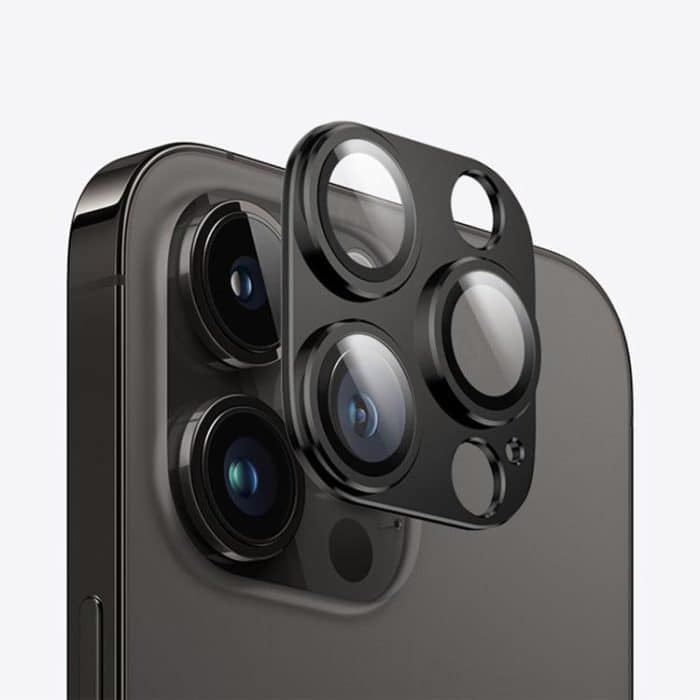 SYA002922101A.jpg Kalebol Armor Full-Coverage Metal Lens Ring Protector Film, For iPhone 14 Pro, For iPhone 14 Pro Max – Bild 1