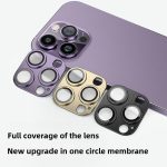 Kalebol Armor Full-Coverage Metal Lens Ring Protector Film, For iPhone 16 Pro Max, For iPhone 16 Pro – Bild 2