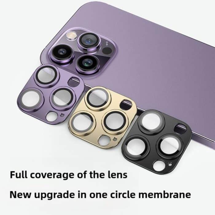 Kalebol Armor Full-Coverage Metal Lens Ring Protector Film, For iPhone 16 Pro Max, For iPhone 16 Pro – Bild 2