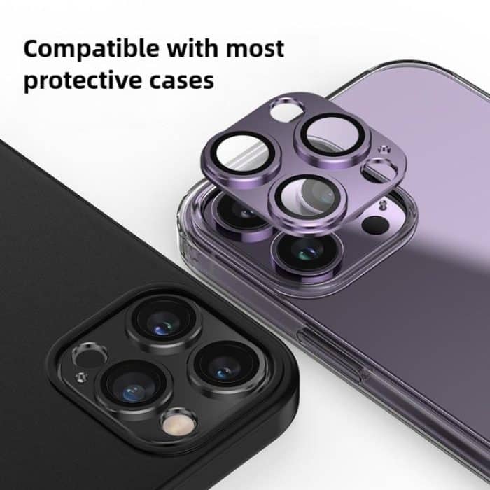 Kalebol Armor Full-Coverage Metal Lens Ring Protector Film, For iPhone 16 Pro Max, For iPhone 16 Pro – Bild 4