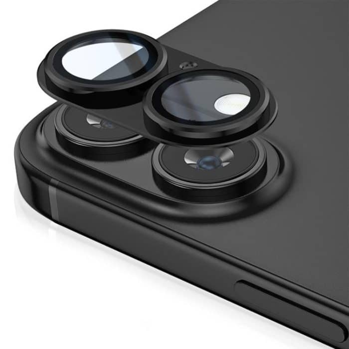 Kalebol Armor Full-Coverage Metal Lens Ring Protector Film, For iPhone 16 Plus, For iPhone 16 – Bild 1