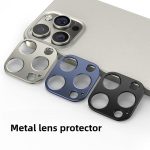 Kalebol Metal Hollow Lens Protection Ring, For iPhone 13 Pro Max, For iPhone 13 Pro – Bild 2