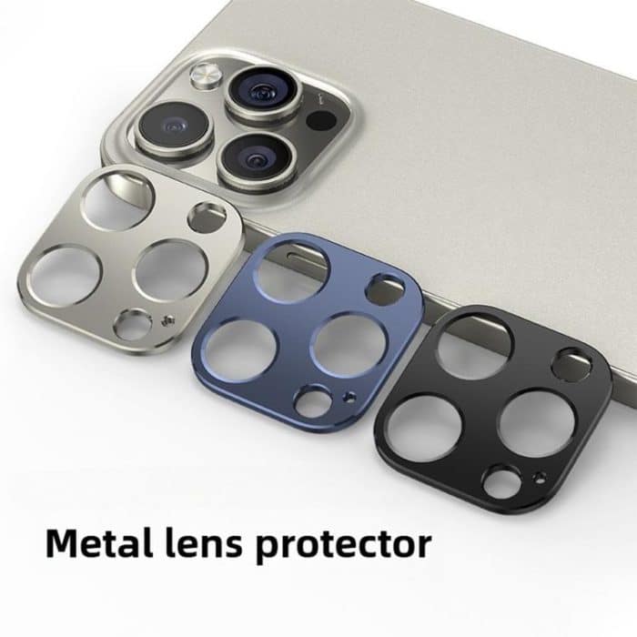Kalebol Metal Hollow Lens Protection Ring, For iPhone 13 Pro Max, For iPhone 13 Pro – Bild 2