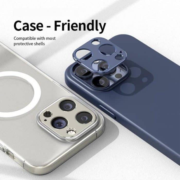 Kalebol Metal Hollow Lens Protection Ring, For iPhone 13, For iPhone 13 mini – Bild 4