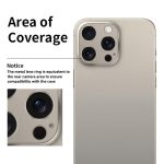 Kalebol Metal Hollow Lens Protection Ring, For iPhone 16 Plus, For iPhone 16 – Bild 3