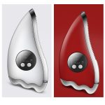 K-SKIN KD817 Gesichtskratzpad, Dredge Meridian, beruhigende Müdigkeit, Kratzplatte, elektrisches Massagegerät, beruhigender Stress, USB-Aufladung, Red, White – Bild 3