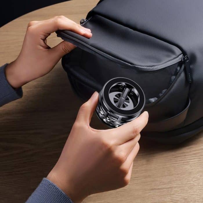 K12 Vacuum Suction Mount Foldable 360 Rotation Magnetic Car Phone Holder, K12 (Black), K12 (Silver) – Bild 11