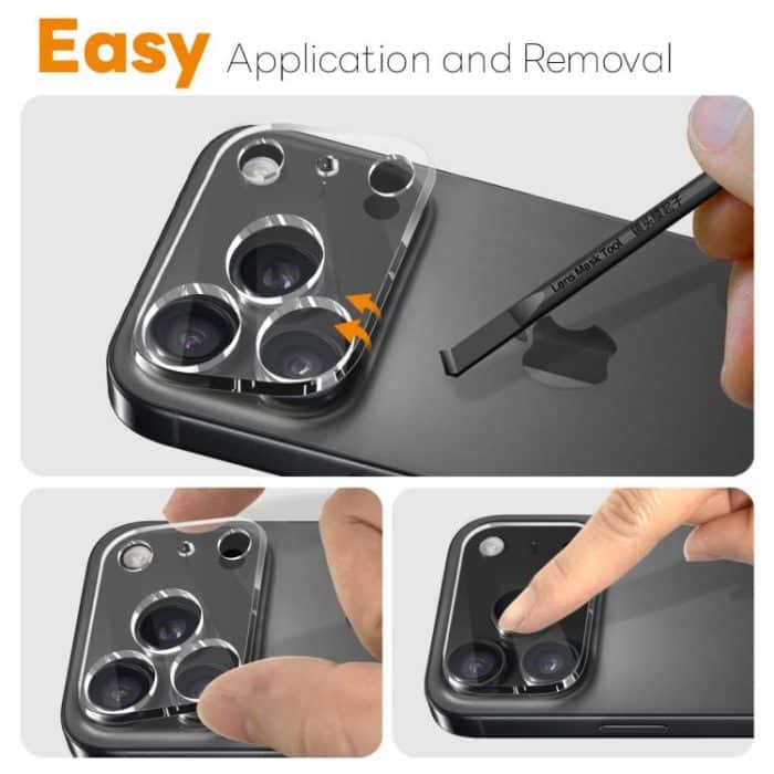 2pcs NORTHJO Camera Lens Protector 3D HD Tempered Glass Film, For iPhone 17 Pro Max, For iPhone 17 Pro, For iPhone 17, For iPhone 17 Air – Bild 3