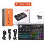 X9 48V Phantomspeisung Bluetooth Audio Mixer 4-Kanal USB Soundkarte Voice Changer – Bild 11