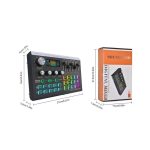 X9 48V Phantomspeisung Bluetooth Audio Mixer 4-Kanal USB Soundkarte Voice Changer – Bild 10